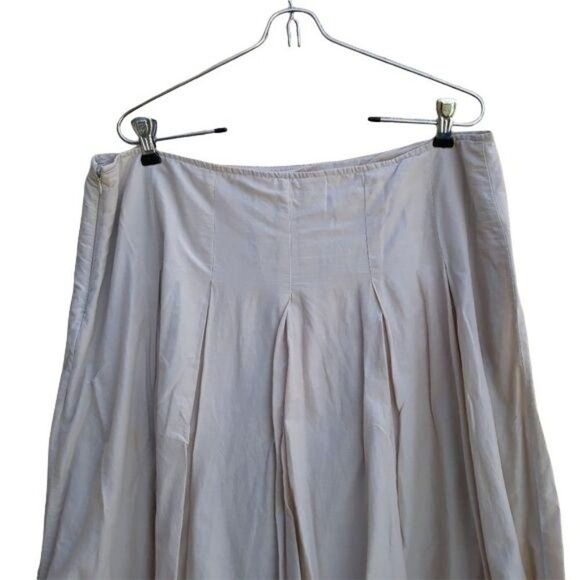 Vtg St. John's Bay Peasant Scalloped Eyelet Cutout Hem Drop Waist Skirt Sz 16 - Picture 8 of 8